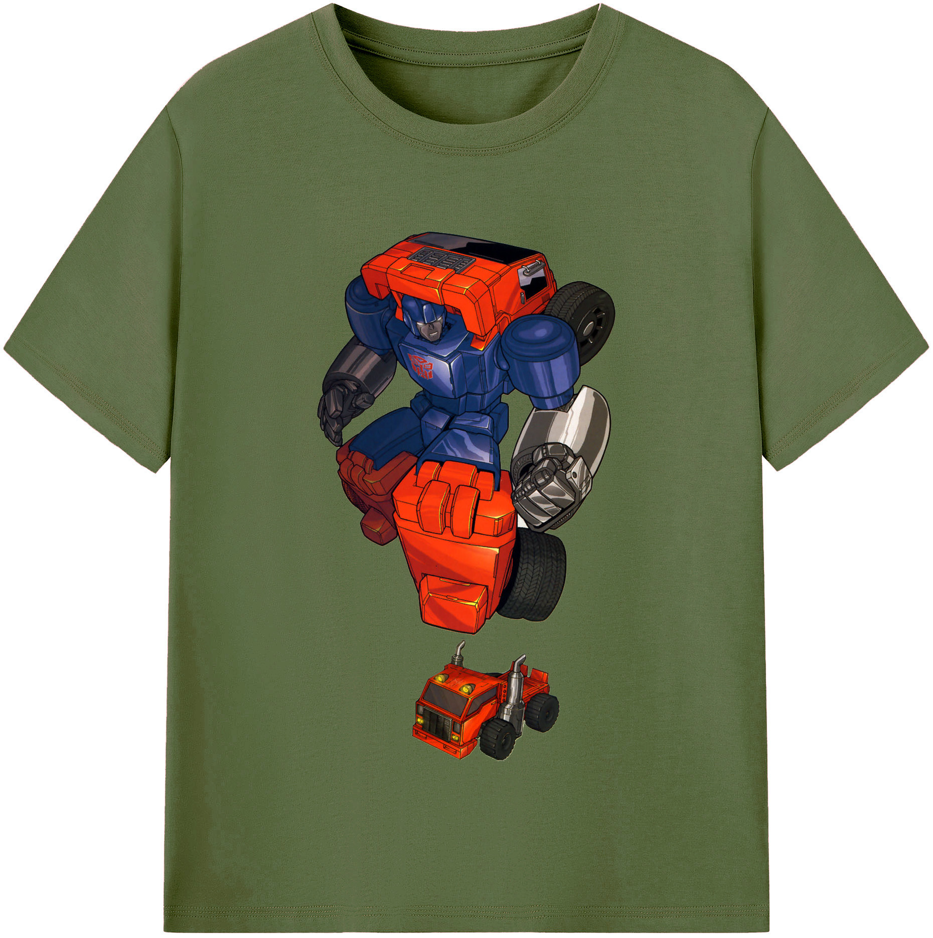 （画像用）  綿100％半袖Tシャツ（フロントプリント）